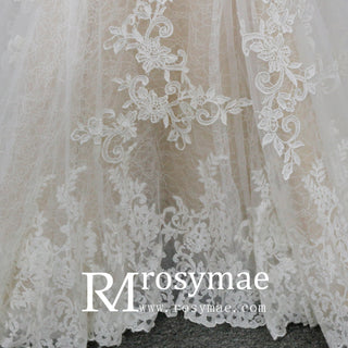 Curvy Mermaid Wedding Dress Gown with Super Flattering Lace - Rosymae
