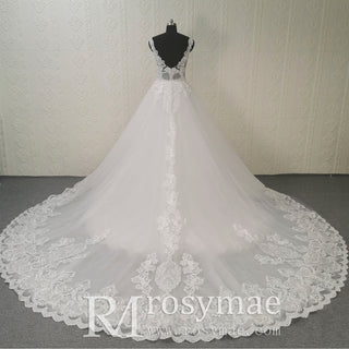 Tank Sleeve Ballgown Mermaid Convertible Wedding Dress