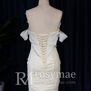 Elegant Mermaid Wedding Dresses Off-the-shoulder - Rosymae