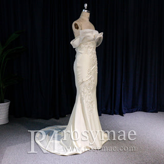 Elegant Mermaid Wedding Dresses Off-the-shoulder - Rosymae