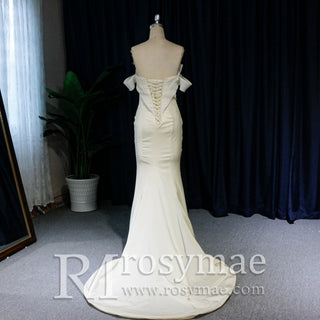 Elegant Mermaid Wedding Dresses Off-the-shoulder - Rosymae