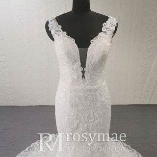 Elegant Tank Sleeve Ballgown Mermaid Convertible Wedding Dress - Rosymae