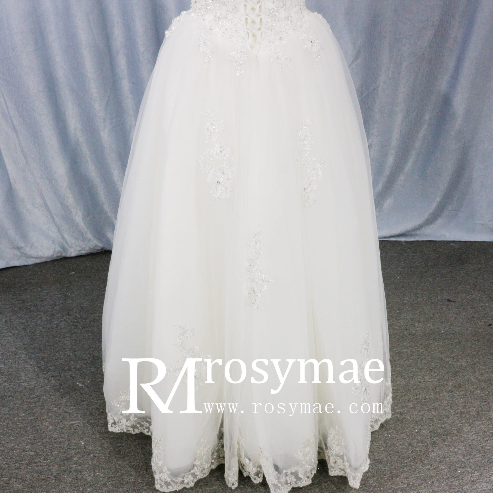 Floor Length Wedding Dresses with casual simply styles - Rosymae