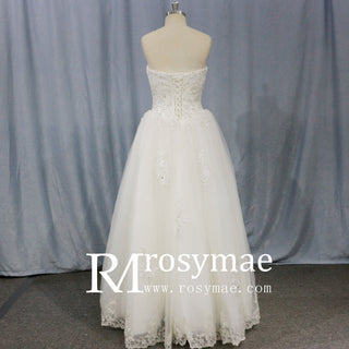 Floor Length Wedding Dresses with casual simply styles - Rosymae