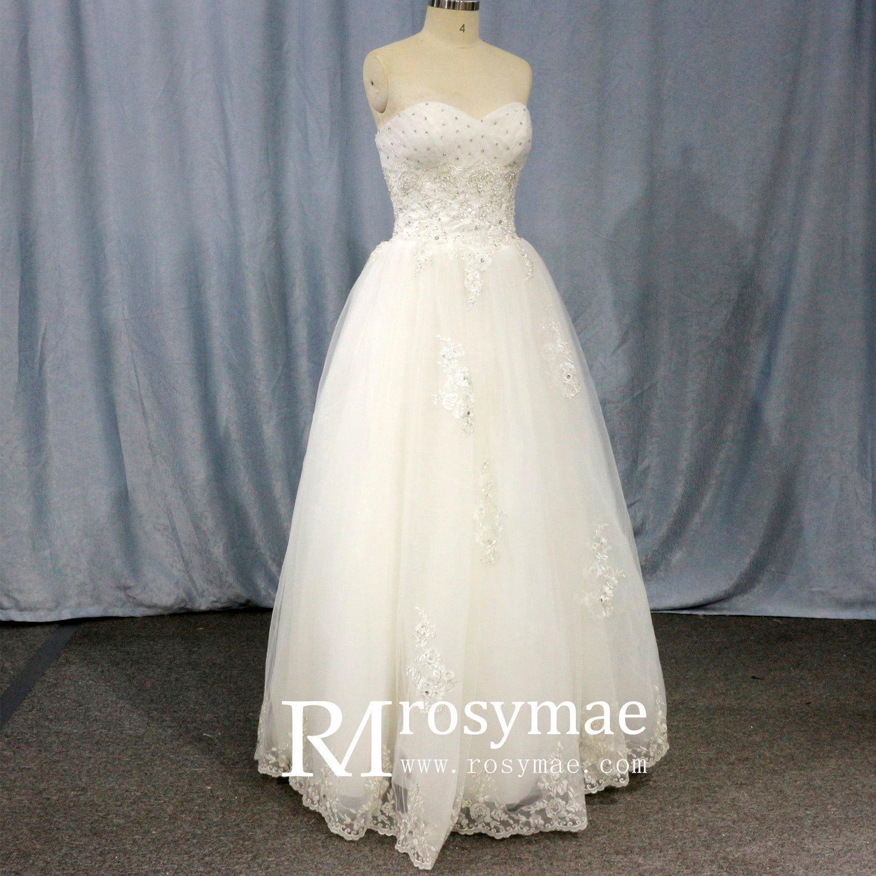Floor Length Wedding Dresses with casual simply styles - Rosymae
