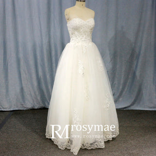 Floor Length Wedding Dresses with casual simply styles - Rosymae