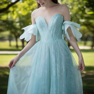 Gorgeous Teal Party Dress Women's Wedding Guest Dresses - Rosymae