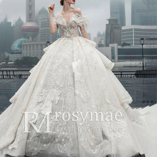 illusion-bodice-big-skirt-bride-wedding-dress