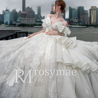illusion-bodice-big-skirt-wedding-gown