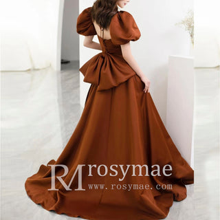 Formal Dresses & Evening Party Gown with Detachable Sleeve