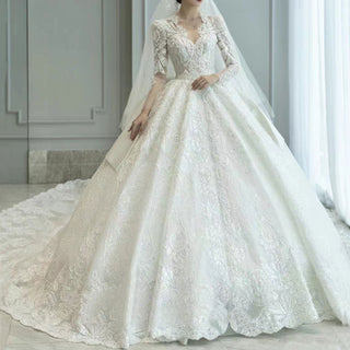 long-sleeve-lace-bridal-gown