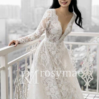    long-sleeve-lace-bride-wedding-dress