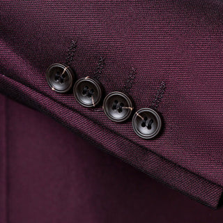 Men 3 Piece Wedding Groomsmen Suits - Rosymae
