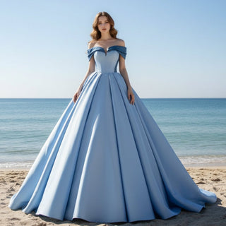 Off Shoulder Ballgown Quinceanera Formal Dresses & Evening Gowns - Rosymae