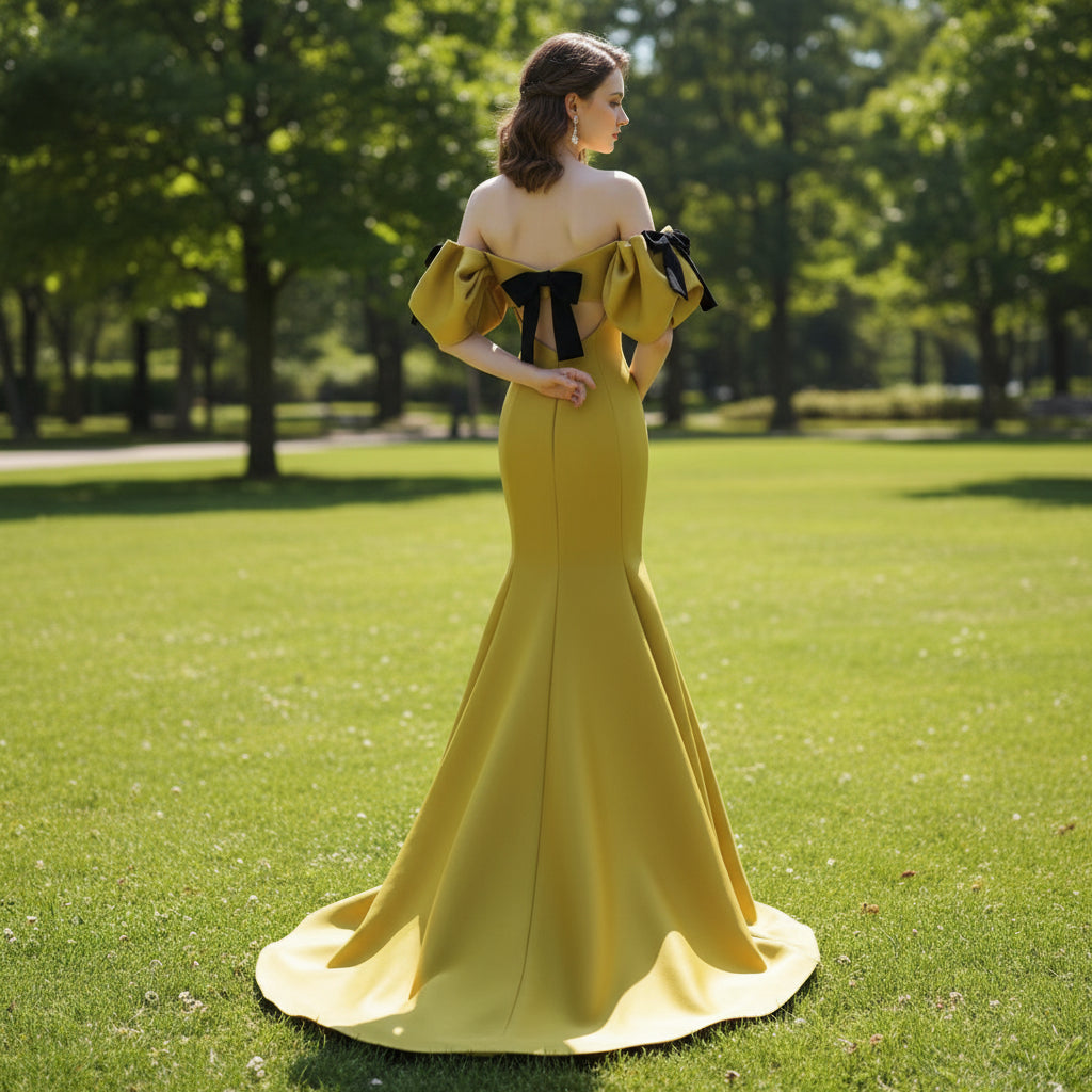 Off the Shoulder Gold Black Formal Dresses Prom Party Gowns Rosymae Off the Shoulder Gold Black Formal Dresses Prom Party Gowns Rosymae