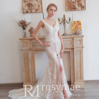 wedding-gown-with-center-slit