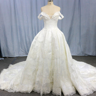 Off the Shoulder Ballgown Wedding Dresses Princess Wedding Gowns - Rosymae