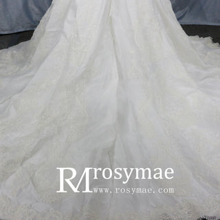 Off the Shoulder Ballgown Wedding Dresses Princess Wedding Gowns - Rosymae