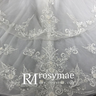 Princess Long Sleeve Ballgown Wedding Dresses & Bridal Gowns - Rosymae