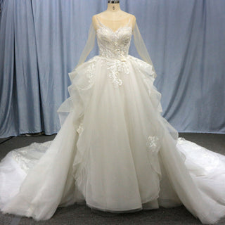 Princess Long Sleeve Ballgown Wedding Dresses & Bridal Gowns - Rosymae