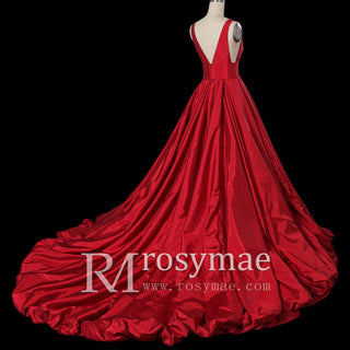 red-wedding-gowns-with-ruffle-skirt
