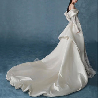 satin-detachable-train-wedding-dress