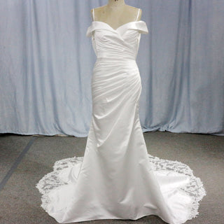 Spaghetti Straps Sweetheart Neckline Mermaid Wedding Dresses - Rosymae