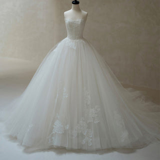 Strapless Ballgown Wedding Dresses and Bridal Gowns Tulle and Lace