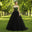 Noir avec des cristaux verts comme image