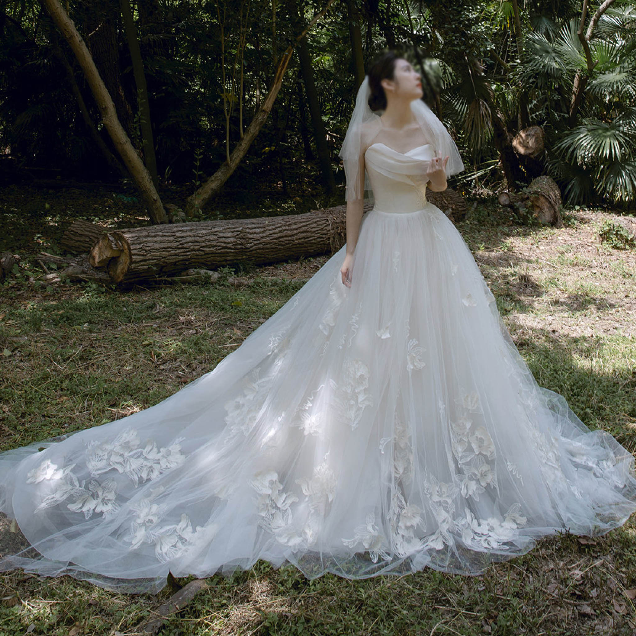 Vestidos de novia y vestidos de novia de encaje personalizado de