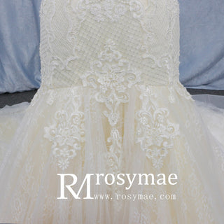 Strapless Sweetheart Neckline Lace Mermaid Wedding Dresses - Rosymae