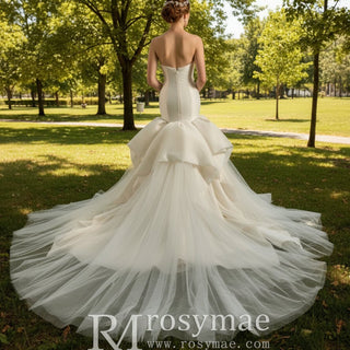 Strapless Trumpet Wedding Dresses & Bridal Gowns - Rosymae