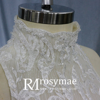 Stylish Off The Shoulder O-Neck Wedding Dresses For Brides - Rosymae