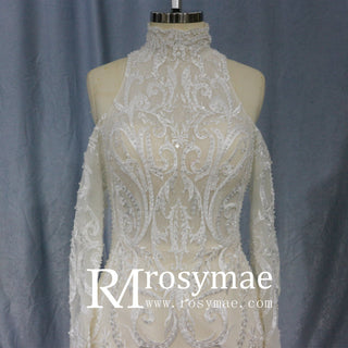Stylish Off The Shoulder O-Neck Wedding Dresses For Brides - Rosymae