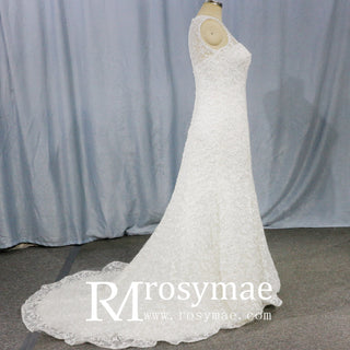 Vintage Plus Size Mermaid Lace Wedding Dresses - Rosymae