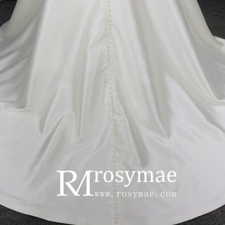 white-satin-wedding-dress